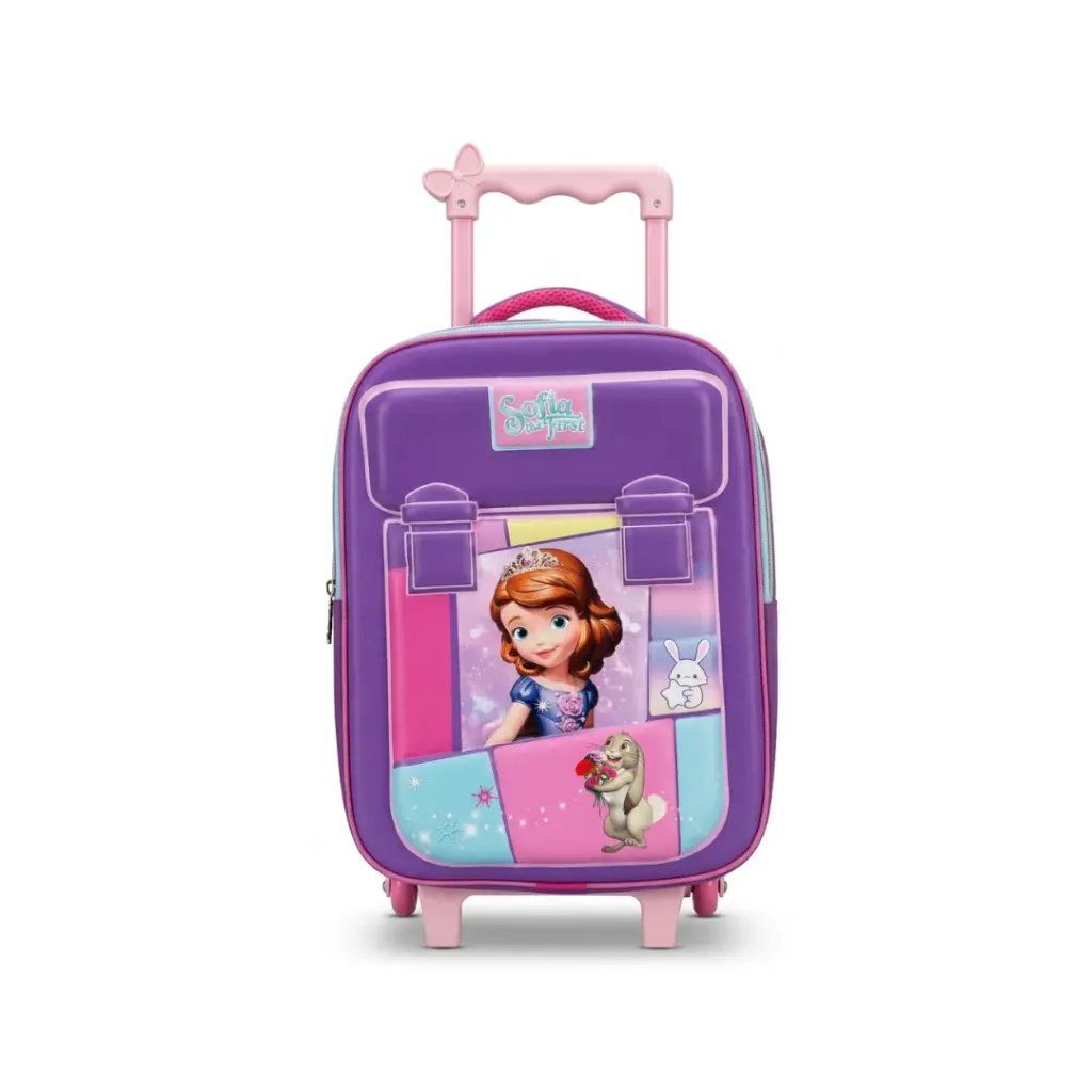 [SAC-P018] Cartable à roulettes Princesse Sofia