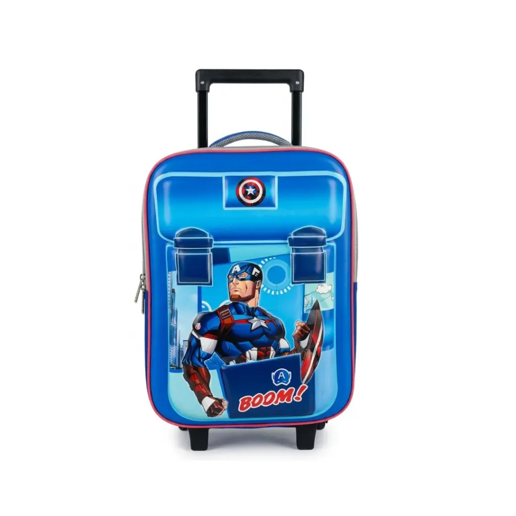 [SAC-P019] Cartable à roulettes Captain America