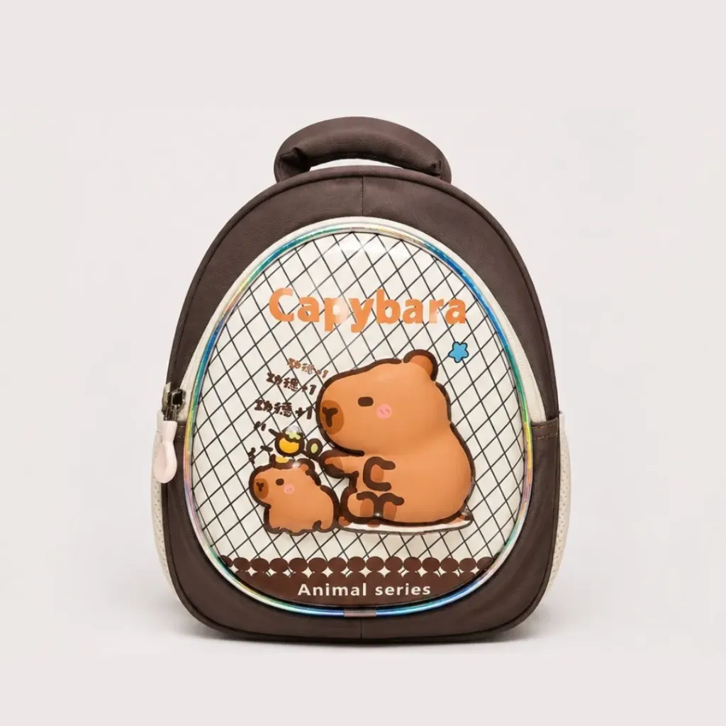 [SAC-M001] Sac à dos « Capybara & Mini Copain »