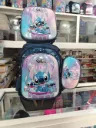 SAC à dos 3 pièces - Stitch Bleu (fille)