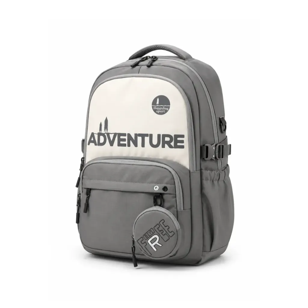 [SAC-C031] Sac à Dos Adventure Gris– Happybag Sport