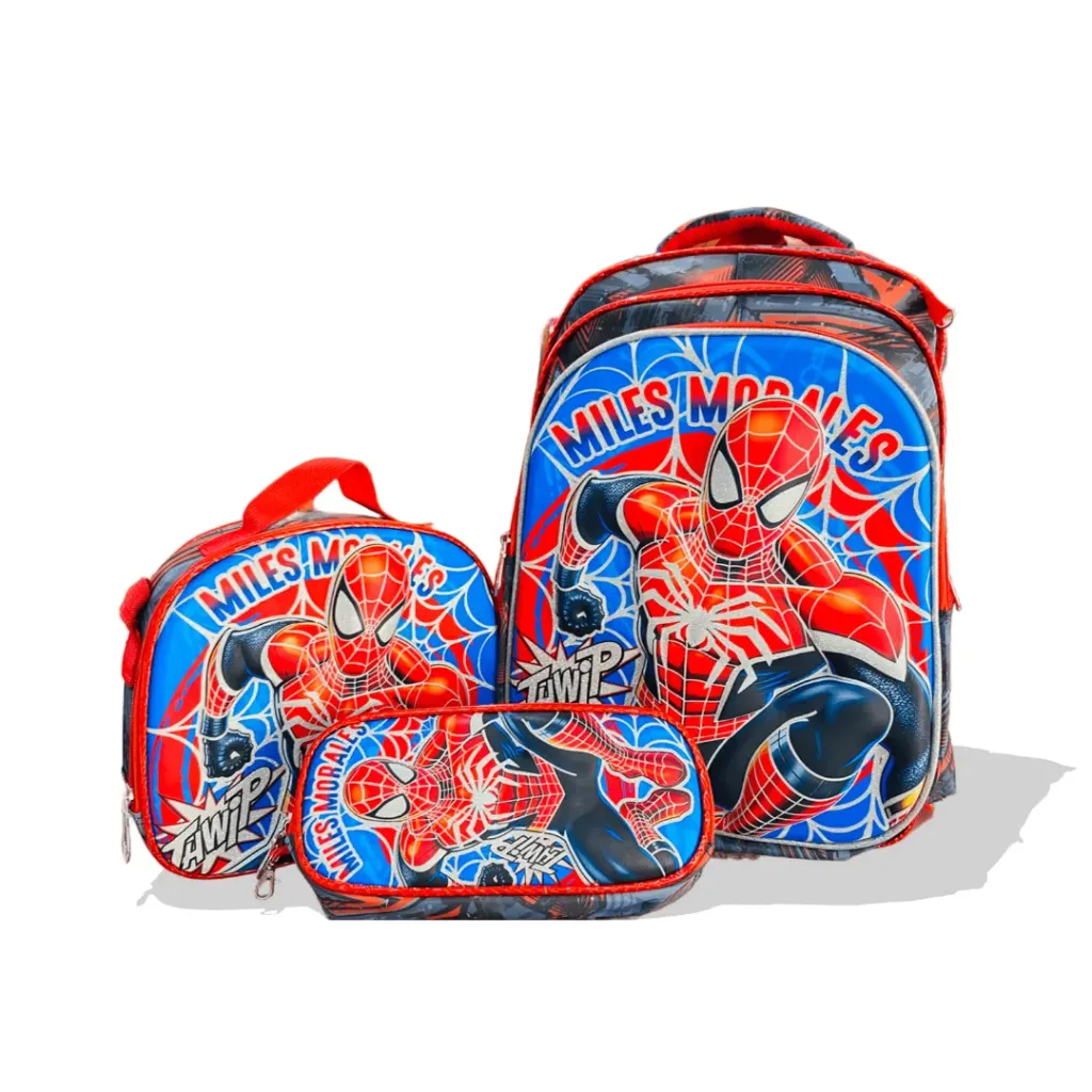 [SAC3-006] SAC à dos 3 pièces - Spiderman