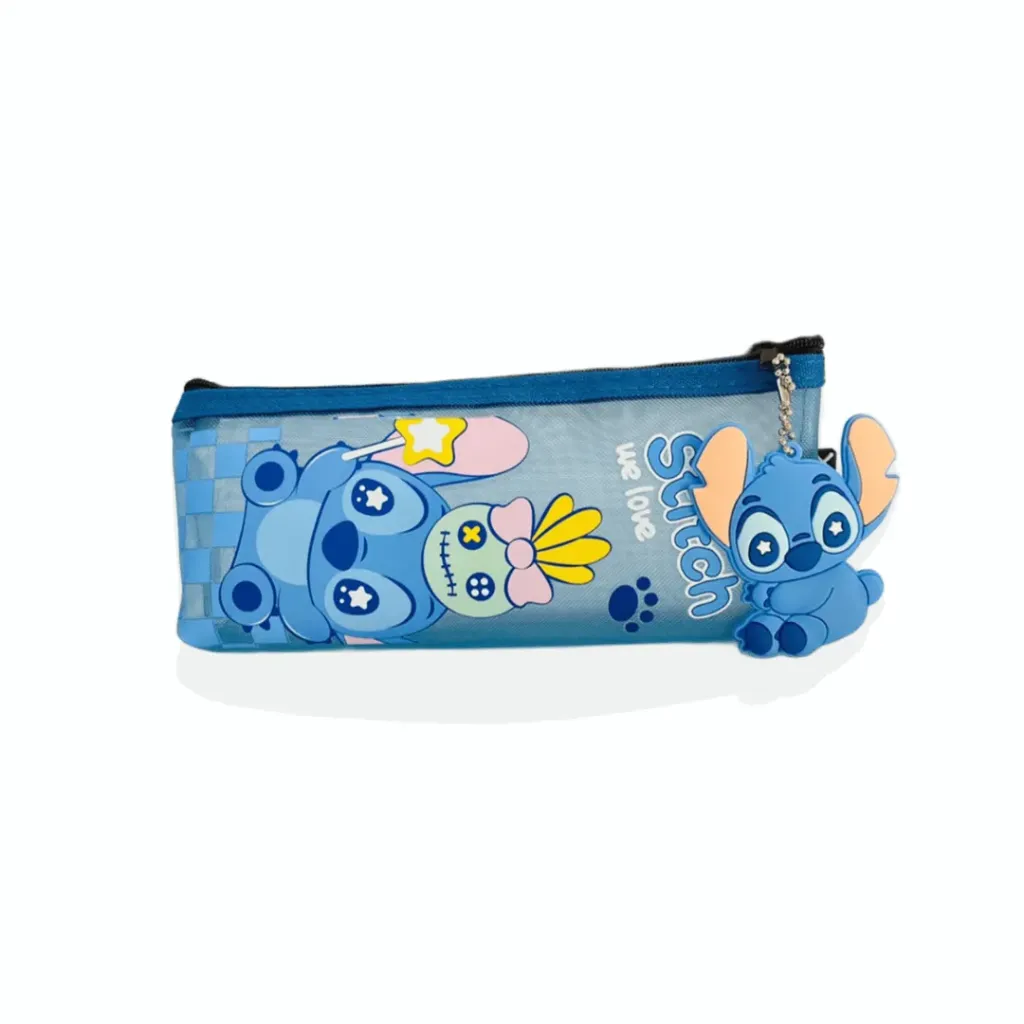 [TR-013] Trousse Stitch - Bleu clair