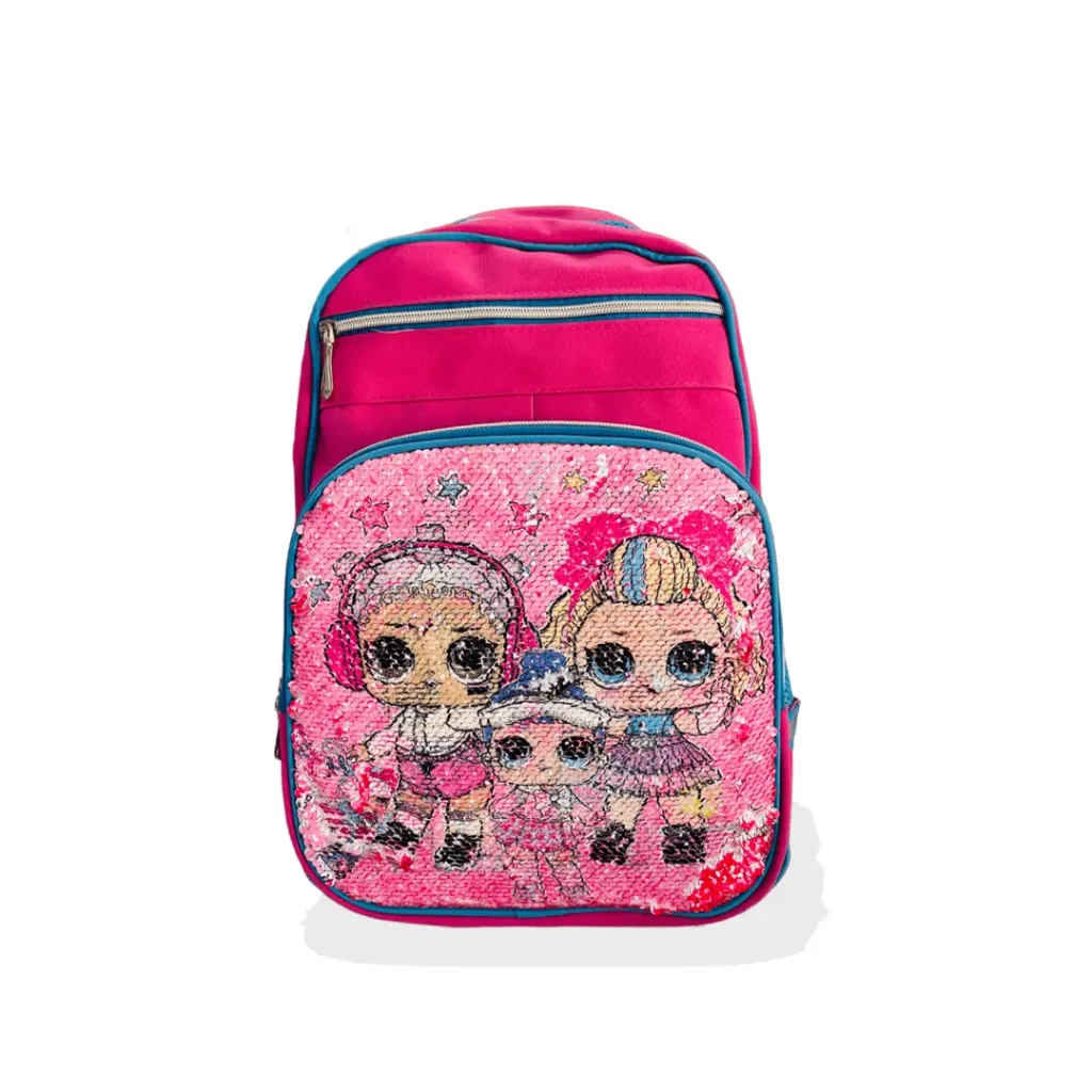 Sac à dos poupée LOL rose