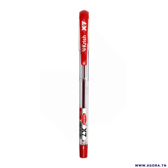 STYLO A BILLE A BILLE X7 ROUGE KRISH
