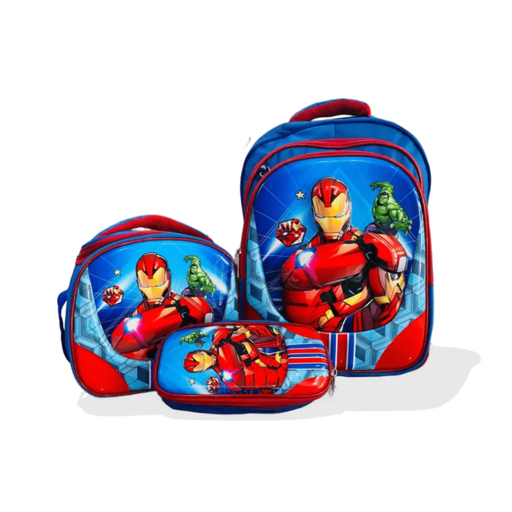 [SAC3-018] SAC à dos 3 pièces - Iron Man (3P)