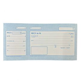 [40F] CARNET RECU+SOUCHE 40F