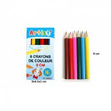 [6986549813520] Crayon couleur D6 PLUMA